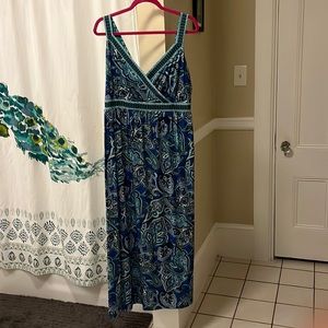 Long INC dress blue